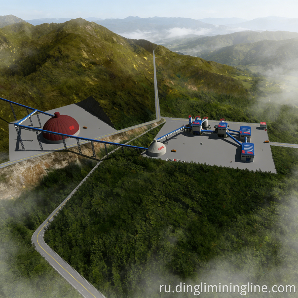 Multi-Stage Stone Crushing Production Line